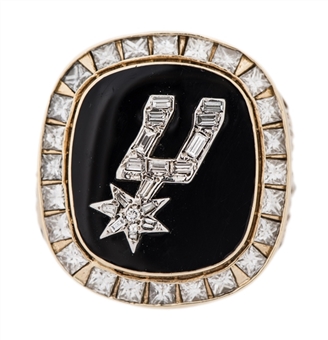 1998-99 San Antonio Spurs NBA Championship Players Ring Presented To Mario Elie (Elie LOA)